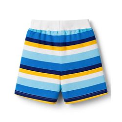 Babyhug Single Jersey Knit Mid Thigh Striped & Printed Shorts Pack of 3 - Multicolor