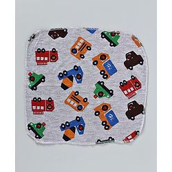 Babyhug Wash Clothes Plain & Printed Pack of 8 (Colour & Print May Vary)