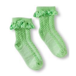 Cute Walk By Babyhug Ankle Length Socks with Cable Knit Design Pack of 3 - Pink Orange & Green