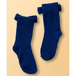 Cute Walk by Babyhug Ankle Length Solid Colour Socks with Bow Design Pack of 3 - Red White & Navy