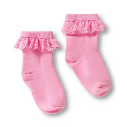 Cute Walk By Babyhug Ankle Length Solid Color Socks with Lace Detailing Pack of 3 - Yellow Light Blue & Pink