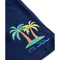 Babyhug Single Jersey Knit Mid Thigh Striped & Printed Shorts Pack of 3 - Multicolor