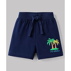 Babyhug Single Jersey Knit Mid Thigh Striped & Printed Shorts Pack of 3 - Multicolor