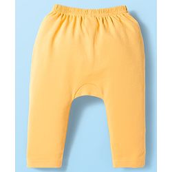 Babyhug Interlock Knit Full Length Diaper Leggings with Musical Print & Stripes Pack of 3 - Multicolor