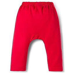 Babyhug Interlock Knit Full Length Diaper Leggings with Animal Print & Stripes Pack of 3 - Multicolor
