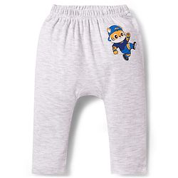 Babyhug Interlock Knit Full Length Diaper Leggings with Sport Theme Print & Stripes Pack of 3 - Multicolor