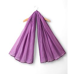 Babyhug Cotton Woven Sleeveless Cambric Printed Kurta & Gharara Set with Dupatta - Purple