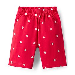 Babyhug Disney Single Jersey Knit Half Sleeves Shorts Night Suit With Chip N Dale Graphics - Red