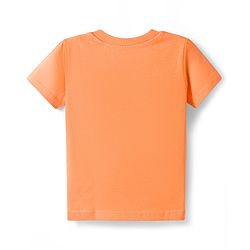 Babyhug Disney Single Jersey Knit Half Sleeves T-Shirts & Shorts Night Suit with Winnie & Friends Graphics Pack of 2 - Red & Orange