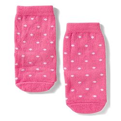 Cute Walk By Babyhug Knit Ankle Length Antibacterial Socks with Tropical & Polka Dot Design Pack of 3 - Navy Blue Yellow & Pink
