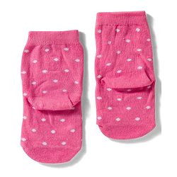 Cute Walk By Babyhug Knit Ankle Length Antibacterial Socks with Tropical & Polka Dot Design Pack of 3 - Navy Blue Yellow & Pink