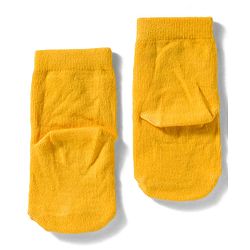 Cute Walk By Babyhug Knit Ankle Length Antibacterial Socks with Tropical & Polka Dot Design Pack of 3 - Navy Blue Yellow & Pink