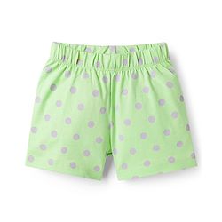 Babyhug Disney Single Jersey Knit Half Sleeves Short Night Suit With Disney Princess Else & Anna Graphics - Lime Green