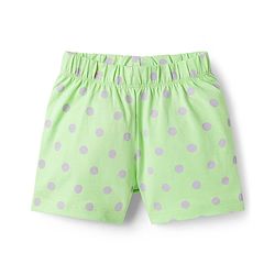 Babyhug Disney Single Jersey Knit Half Sleeves Short Night Suit With Disney Princess Else & Anna Graphics - Lime Green