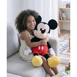 Babyhug Disney Mickey Mouse Soft Toy 50 cm| Premium Plush Stuffed Toy Super Soft & Washable Perfect for Cuddle & Gifting Imaginative Play Sleep Companion for Kids BIS Certified| Home & Car Décor