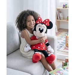 Babyhug Disney Minnie Mouse Soft Toy 50 cm Premium Plush Stuffed Toy Super Soft & Washable Perfect for Cuddle & Gifting Imaginative Play Sleep Companion for Kids BIS Certified Home & Car Décor