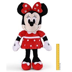 Babyhug Disney Minnie Mouse Soft Toy 50 cm Premium Plush Stuffed Toy Super Soft & Washable Perfect for Cuddle & Gifting Imaginative Play Sleep Companion for Kids BIS Certified Home & Car Décor