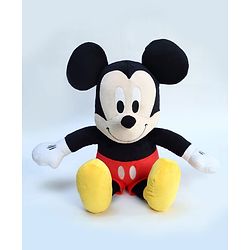 Babyhug Disney Mickey Mouse Soft Toy| Premium Plush Stuffed Toy for Kids| Super Soft & Washable| Perfect for Gifting, Imaginative Play & Emotional Development| Cuddly Toy| BIS Certified - Height 28 cm
