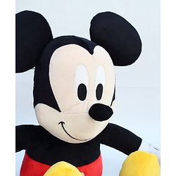 Babyhug Disney Mickey Mouse Soft Toy| Premium Plush Stuffed Toy for Kids| Super Soft & Washable| Perfect for Gifting, Imaginative Play & Emotional Development| Cuddly Toy| BIS Certified - Height 28 cm