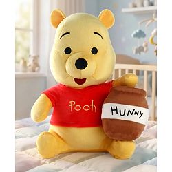 Babyhug Disney Winnie the Pooh Soft Toy 35 cm Premium Plush Stuffed Cuddly Toy Super Soft & Washable Perfect for Gifting, Imaginative Play & Emotional Development BIS Certified Home & Car Decor