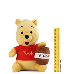 Babyhug Disney Winnie the Pooh Soft Toy 35 cm Premium Plush Stuffed Cuddly Toy Super Soft & Washable Perfect for Gifting, Imaginative Play & Emotional Development BIS Certified Home & Car Decor