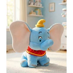 Babyhug Disney Dumbo Elephant Soft Toy 35 cm| Premium Plush Stuffed Toy for Kids| Super Soft & Washable| Perfect for Gifting| Imaginative Play & Emotional Development| Cuddly Toy| BIS Certified