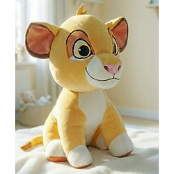 Babyhug Disney Simba Soft Toy 35 cm| Premium Plush Stuffed Toy for Kids| Super Soft & Washable| Perfect for Gifting| Imaginative Play & Emotional Development| Cuddly Toy| BIS Certified