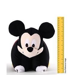 Babyhug Disney Mickey Mouse Convertible Plush Pillow| 2-in-1 Foldable Soft Toy & Cushion| Ultra-Soft Cuddle Buddy for Sleep & Play| Travel Friendly| Kids Nursery  & Car Decor| 0+ Months| BIS Certified