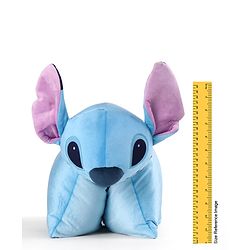 Babyhug Disney Stitch Convertible Plush Pillow| 2-in-1 Foldable Soft Toy & Cushion| Ultra-Soft Cuddle Buddy for Sleep & Play| Travel Friendly| Kids Nursery  & Car Decor| 0+ Months| BIS Certified