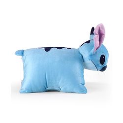 Babyhug Disney Stitch Convertible Plush Pillow| 2-in-1 Foldable Soft Toy & Cushion| Ultra-Soft Cuddle Buddy for Sleep & Play| Travel Friendly| Kids Nursery  & Car Decor| 0+ Months| BIS Certified
