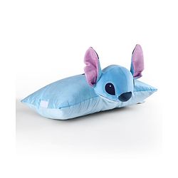 Babyhug Disney Stitch Convertible Plush Pillow| 2-in-1 Foldable Soft Toy & Cushion| Ultra-Soft Cuddle Buddy for Sleep & Play| Travel Friendly| Kids Nursery  & Car Decor| 0+ Months| BIS Certified