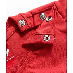 Babyhug Disney 100% Cotton Knit Half Sleeves T-Shirt & Shorts Night Suits With Micky Mouse Graphic Pack Of 2 - Multicolour