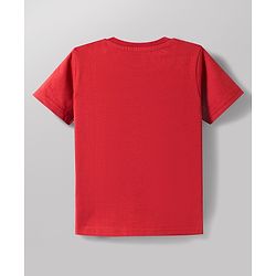 Babyhug Disney 100% Cotton Knit Half Sleeves T-Shirt & Shorts Night Suits With Micky Mouse Graphic Pack Of 2 - Multicolour