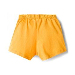 Babyhug 100% Cotton Single Jersey Knit Trunks With Jungle Theme Print Pack of 3 - Yellow White & Orange