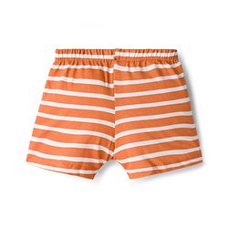 Babyhug 100% Cotton Single Jersey Knit Trunks With Jungle Theme Print Pack of 3 - Yellow White & Orange