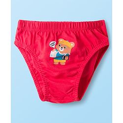 Babyhug 100% Cotton Knit Printed Briefs Pack of 3 - Multicolor