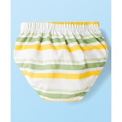 Babyhug 100% Cotton Knit Striped & Dino Printed Briefs Pack of 3 - Multicolor