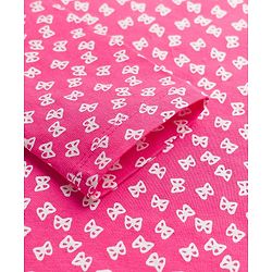 Babyhug 100% Cotton Knit Full Sleeves Bow Printed T-Shirt - Pink