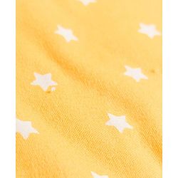 Babyhug Cotton Knit Full Sleeves T-Shirt & Pyjama Co-ord Night Suit With Star Print - Yellow