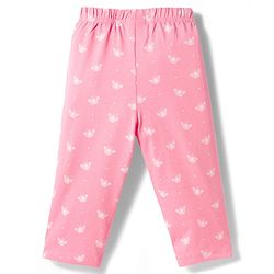 Babyhug Cotton Knit Full Sleeves T-Shirt & Pyjama Co-ord Night Suit With Butterfly Print - Pink
