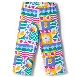 Babyhug Cotton Knit Full Sleeves Printed T-Shirt & Pyjama Co-ord Night Suit - Multicolor