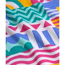 Babyhug Cotton Knit Full Sleeves Printed T-Shirt & Pyjama Co-ord Night Suit - Multicolor