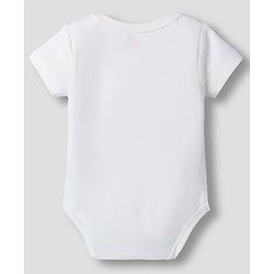Babyhug 100% Pure Superfine 100% Cotton Knit Half Sleeves Solid Onesies Pack of 3 - Multicolor