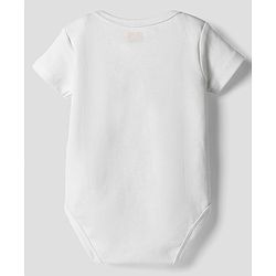 Babyhug 100% Pure Superfine 100% Cotton Knit Half Sleeves Solid Onesies Pack of 3 - Multicolor