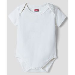 Babyhug 100% Pure Superfine 100% Cotton Knit Half Sleeves Solid Onesies Pack of 5 - Multicolor