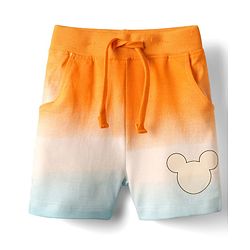 Babyhug Disney Single Jersey Knit Half Sleeves Tie & Dye T-Shirt & Shirts Set with Mickey Mouse Graphic - Multicolor