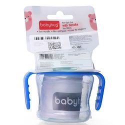Babyhug Hard Spout Baby Sipper Cup with Anti-Spill Design, Pink & Purple-150 ml | BPA Free | Twin Handle | Lightweight
