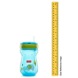 Babyhug Weighted Straw Sipper Blue - 360 ml
