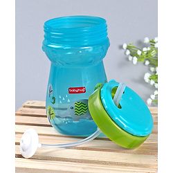 Babyhug Weighted Straw Sipper Blue - 360 ml