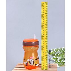 Babyhug Weighted Straw Sipper Orange - 360 ml